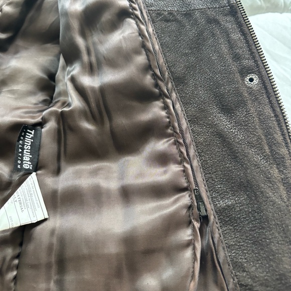 Simply Fantastic Danier Leather Moto Jacket (Chocolate Brown) - Picture 10 of 14